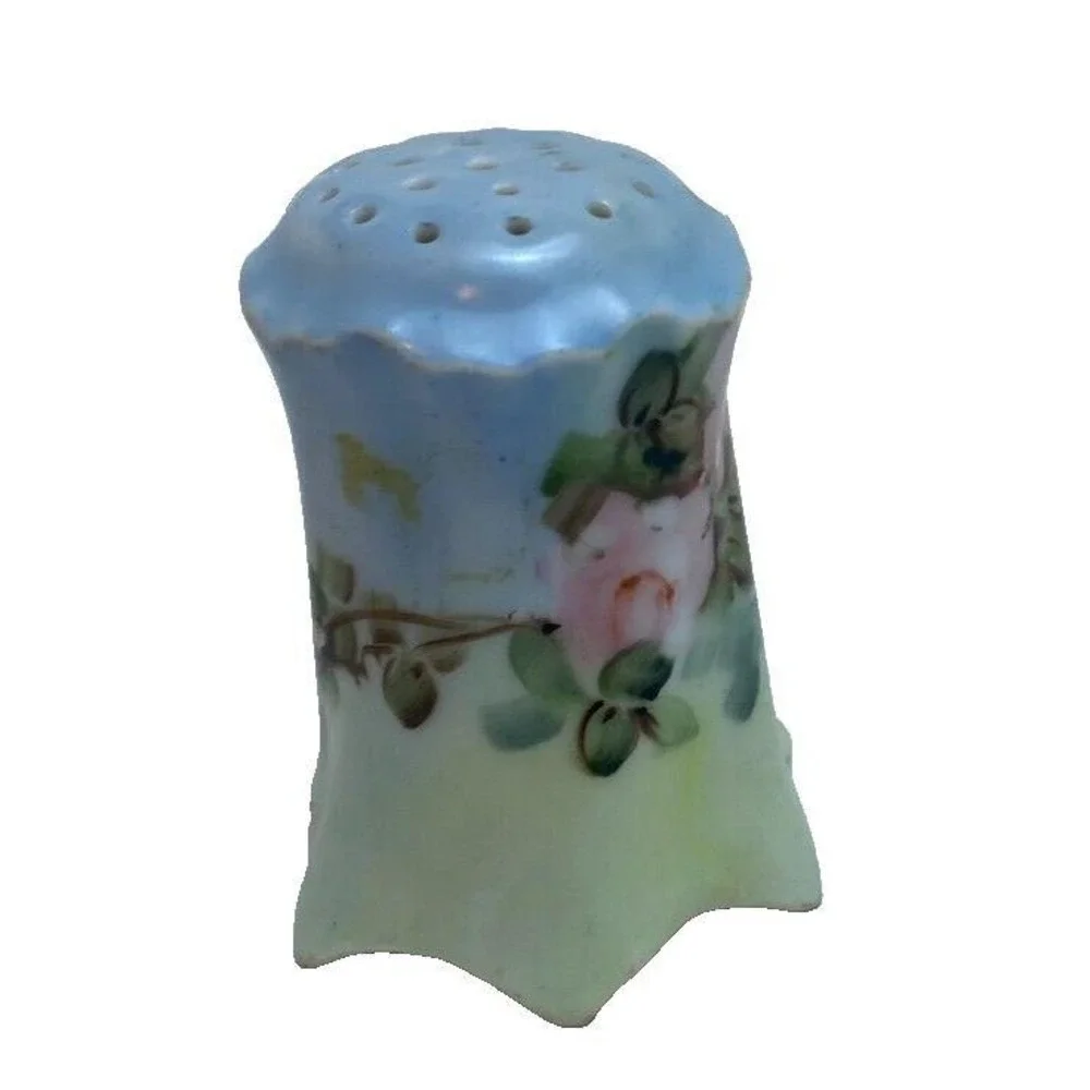 Vintage Royal Crown Versailles Bavaria Hat Pin‎ Holder Shaker Hand Painted Cork